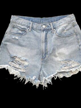 Articles of Society High-Rise Denim Shorts
